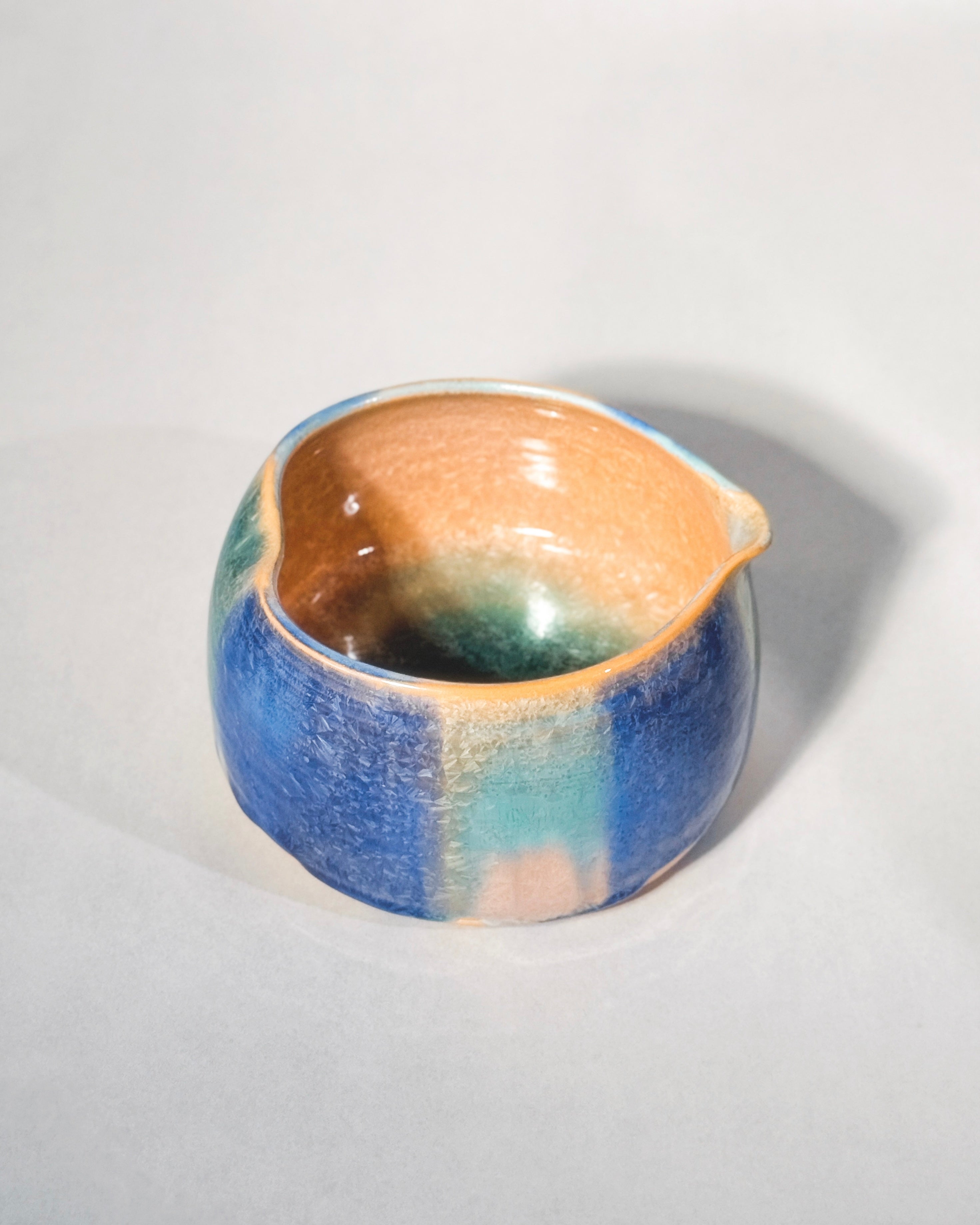 ocean sunset matcha bowl