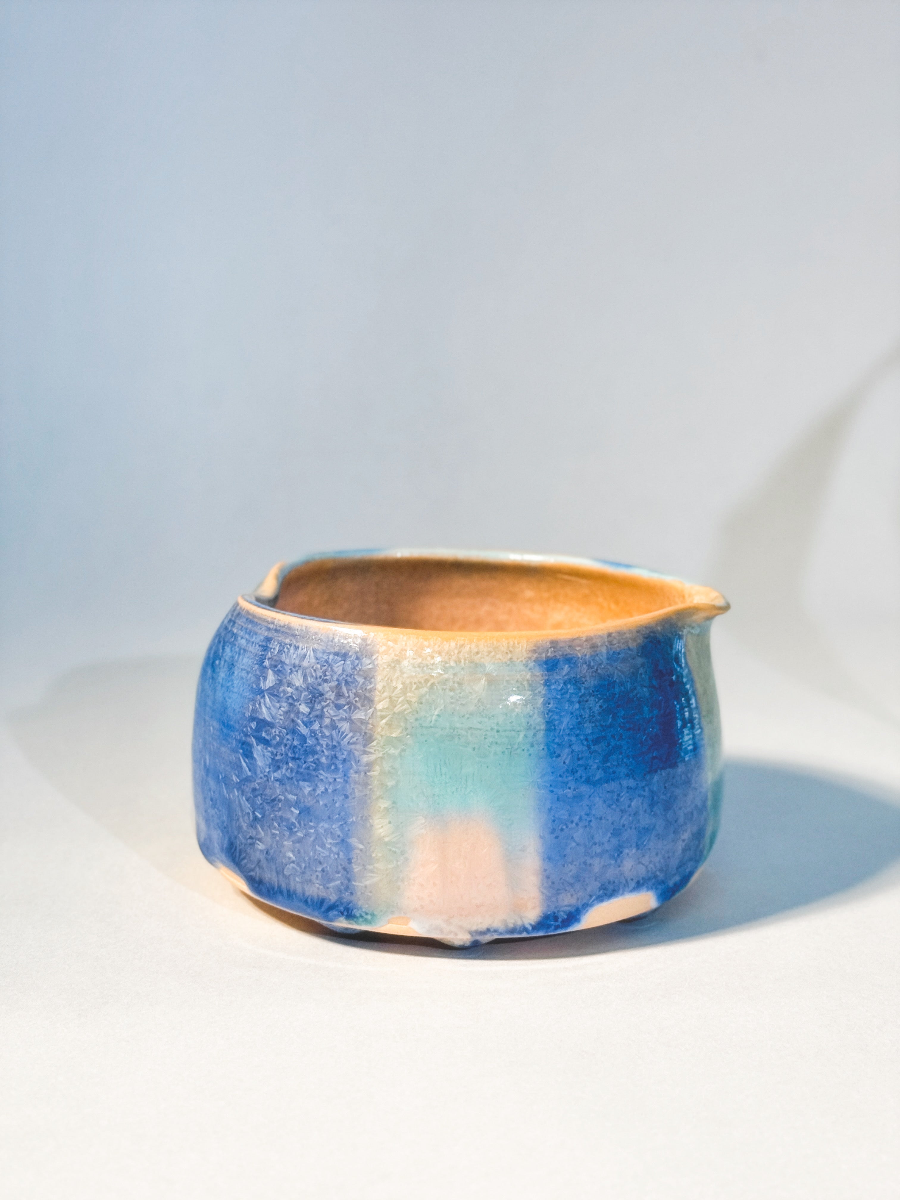 ocean sunset matcha bowl