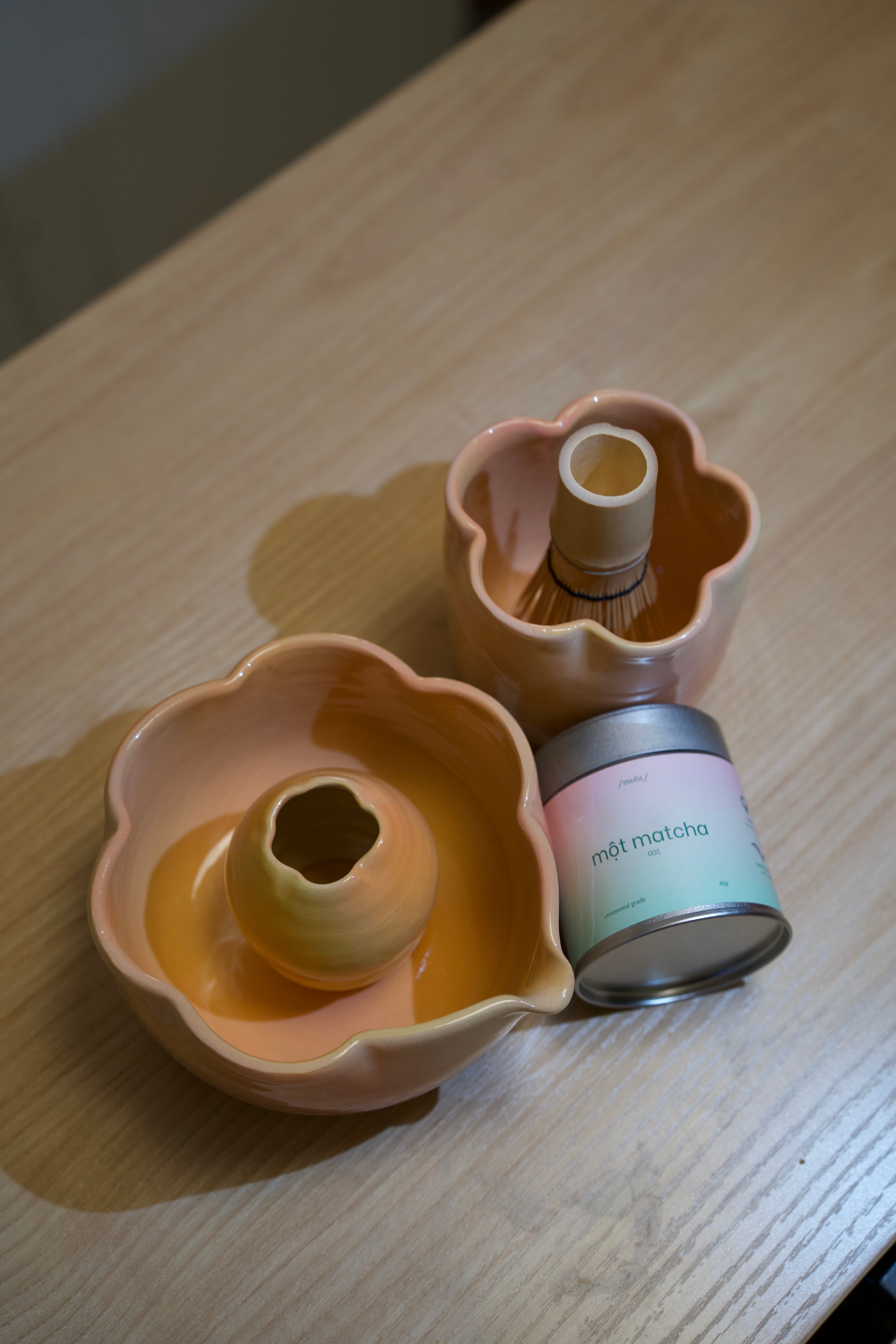 bloom chawan set - three colors