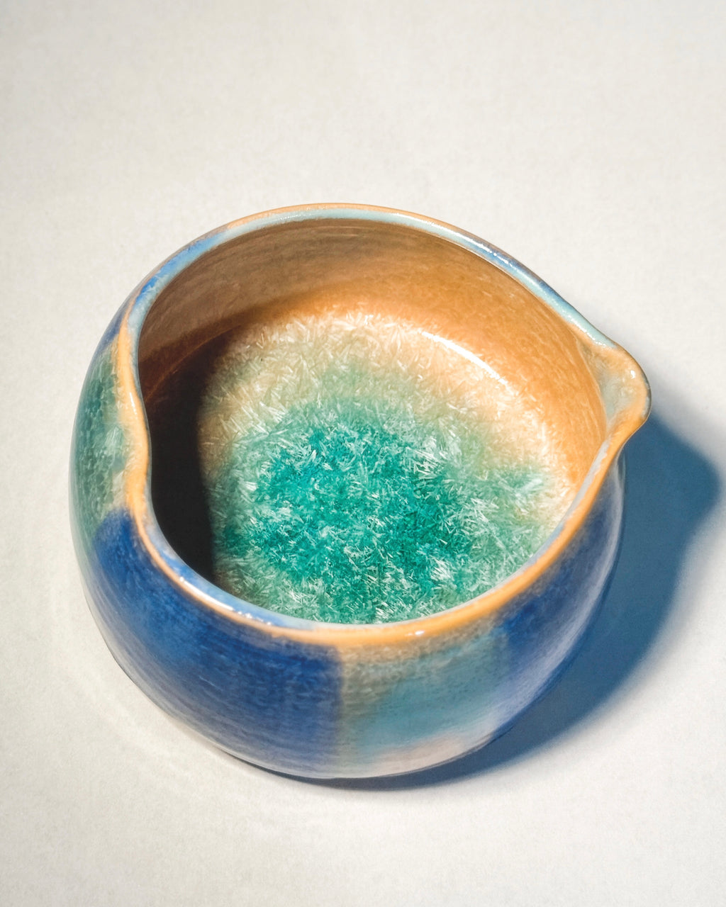 ocean sunset matcha bowl