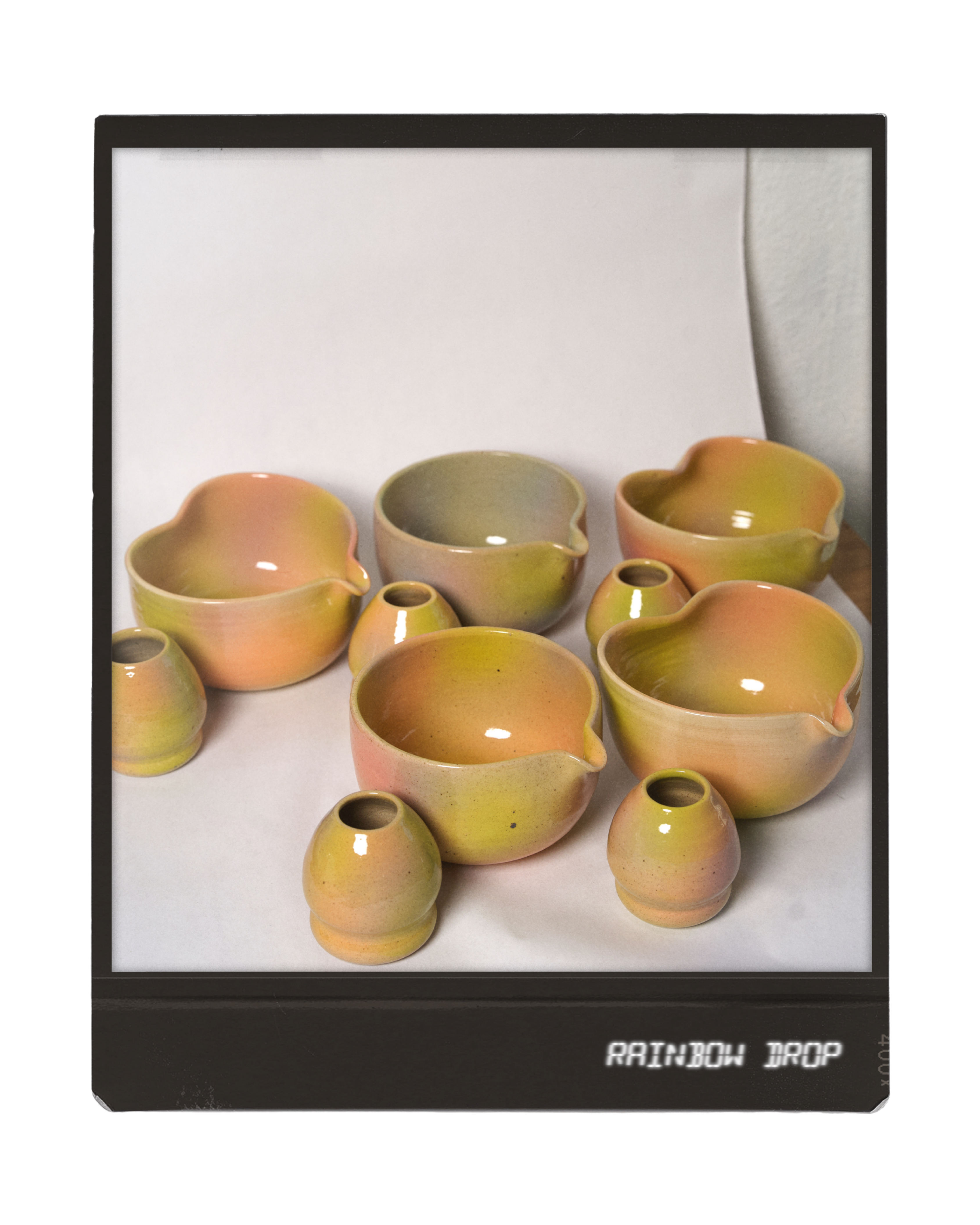 rainbow matcha bowl set