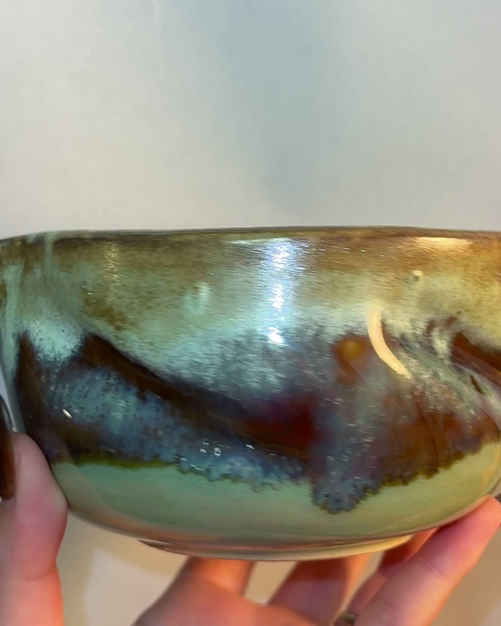 midori green chawan set